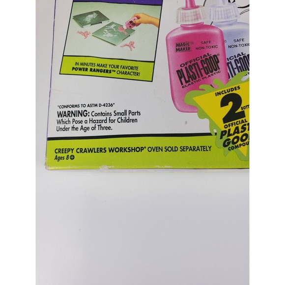 Vintage 1994 Creepy Crawlers Mold Pack Pink Ranger Kimberly Mighty Morphine! - Picture 2 of 7